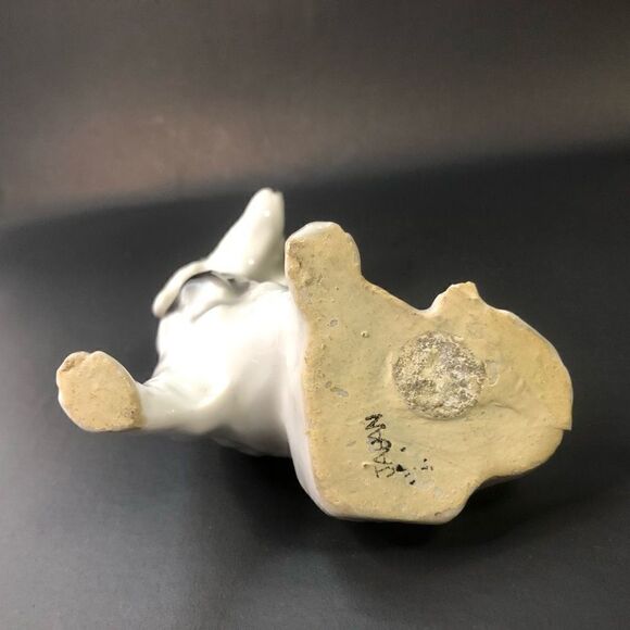 vintage spaniel made in japan figurine black and white spotted as is 3.5 inches - Picture 10 of 11